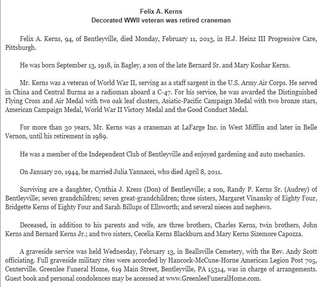 Felix A. Kerns